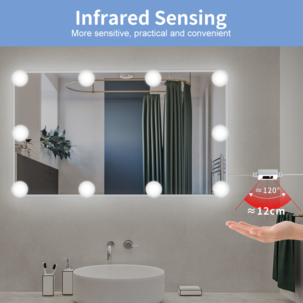 Makeup Mirror Light Vanity Han - Dressing Table Vanity With Lighted Mirror recension och pris