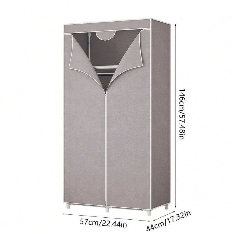 Red/Gray/Blue/Coffee Portable  - Wardrobe Closet Portable Fabric Cover recension och pris