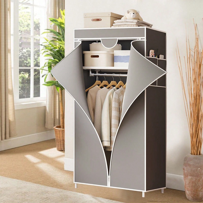 Red/Gray/Blue/Coffee Portable  - Wardrobe Closet Portable Fabric Cover recension och pris