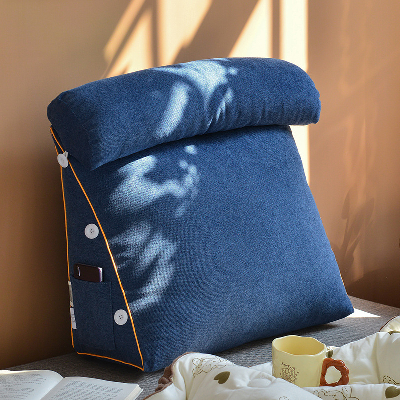 1pc Bedhead tatami triangular  - Headboard Cushion Backrest Tatami recension och pris