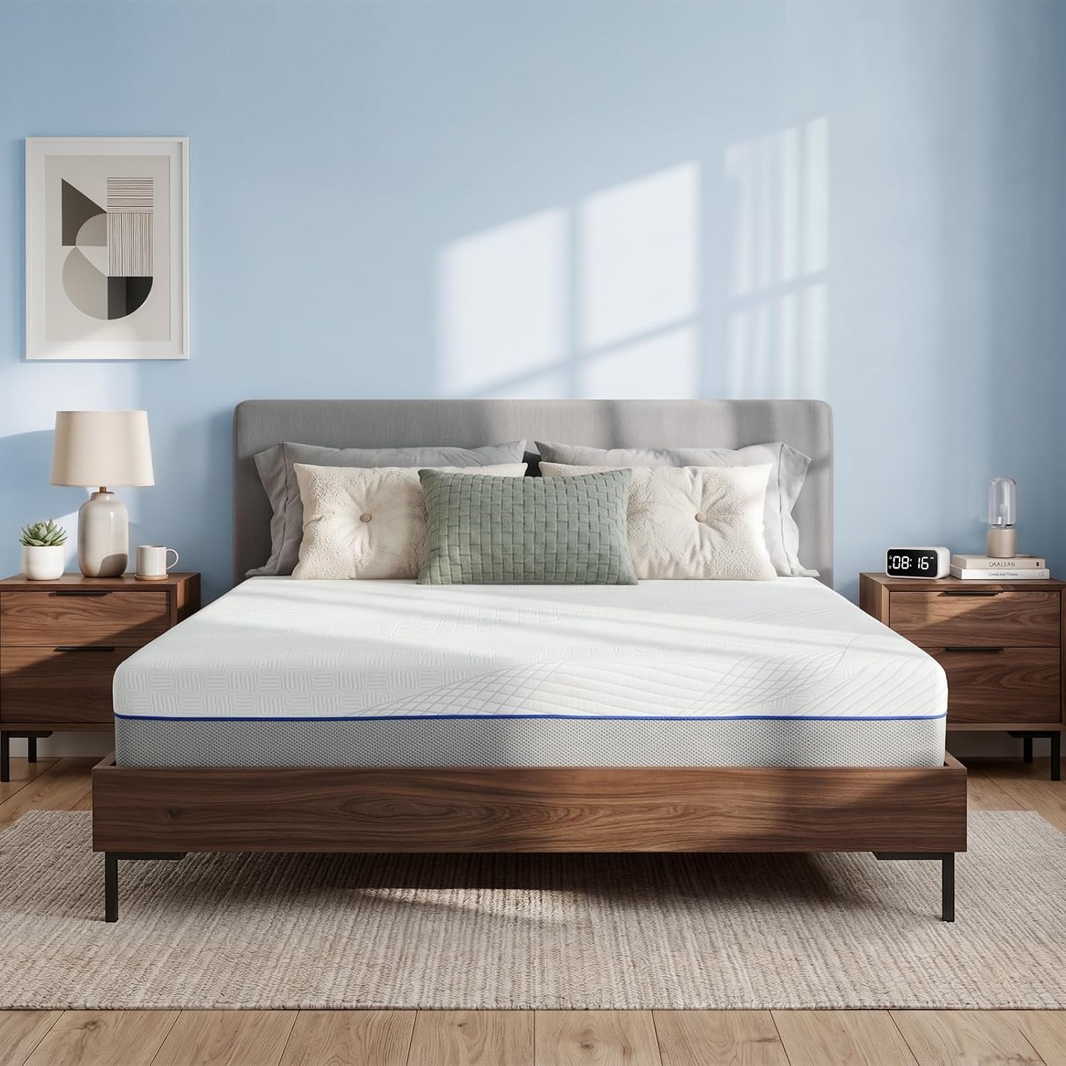Queen Size Mattress 12 inch Me - Memory Foam Mattress In A Box Queen recension och pris