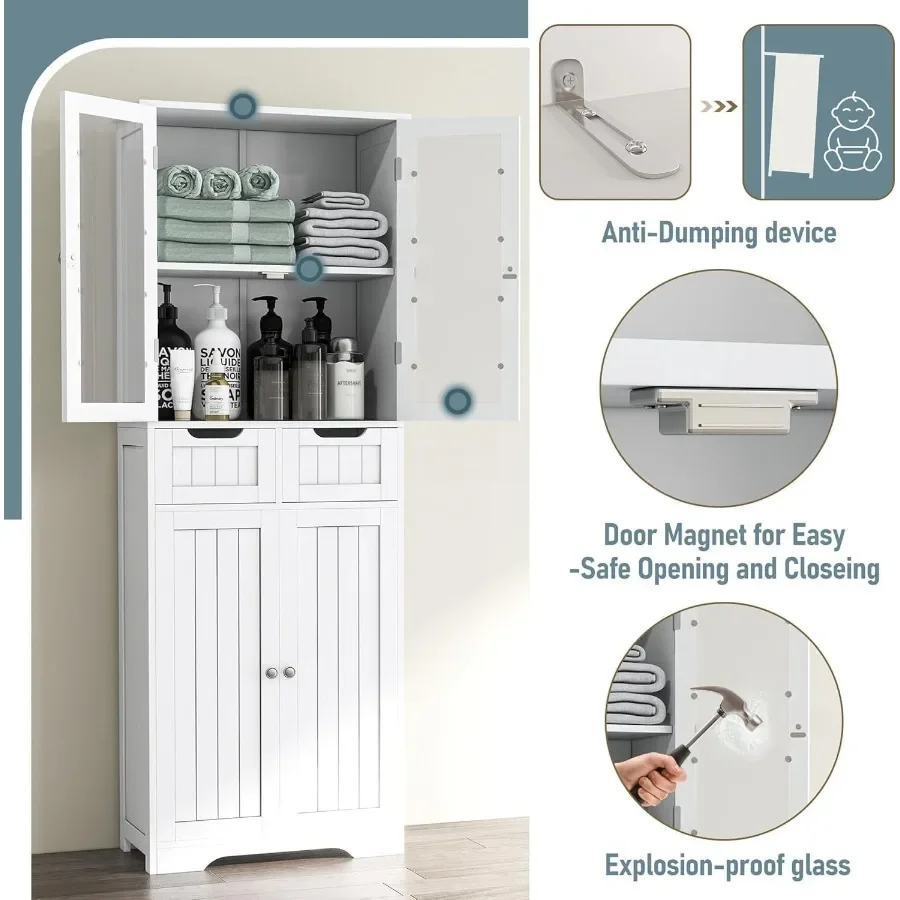 67 Tall Bathroom Storage Cabin - Storage recension och pris