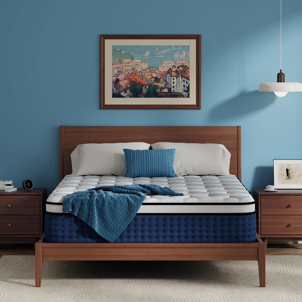 Queen Mattress, 12 Inch Hybrid - Memory Foam Mattress In A Box Queen recension och pris