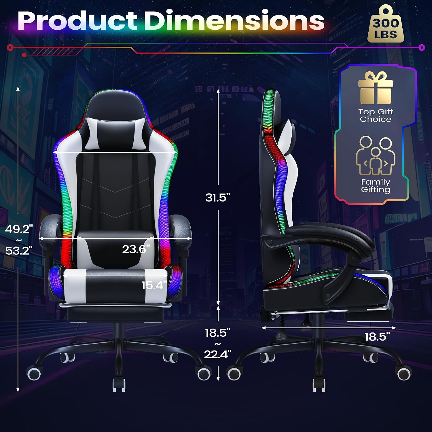 Homall Gaming Chair, Ergonomic - Sofas recension och pris